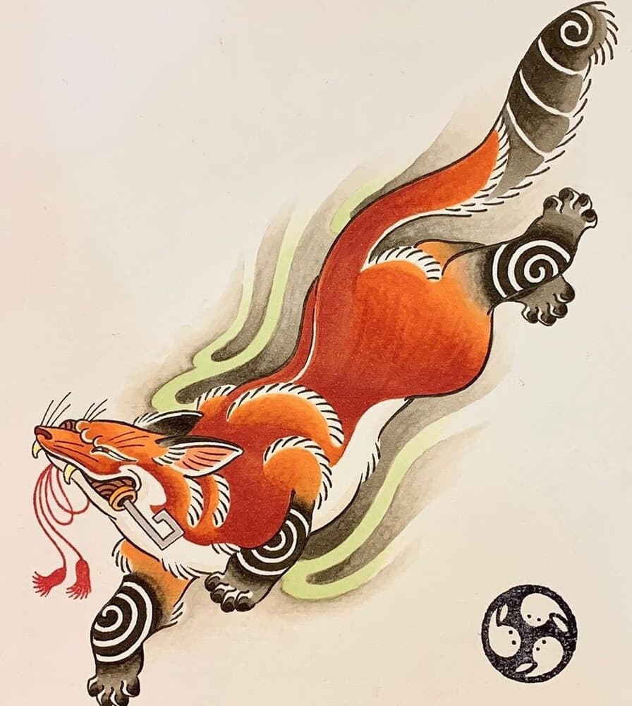 Fuchs tattoo motif